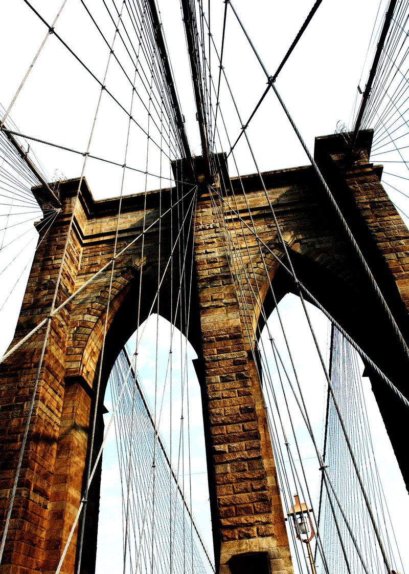 day, outdoors, usa, 2K, engineering, low angle view, brooklyn, suspension bridge, manhattan, ny, famous, new, sky, nature, steel cable, tourism, Ny, arch