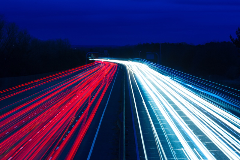 blurred Motion, driving, motorway, lighting Equipment, glowing, highway, transportation, street Light, land Vehicle, vehicle light, modern, tail Light