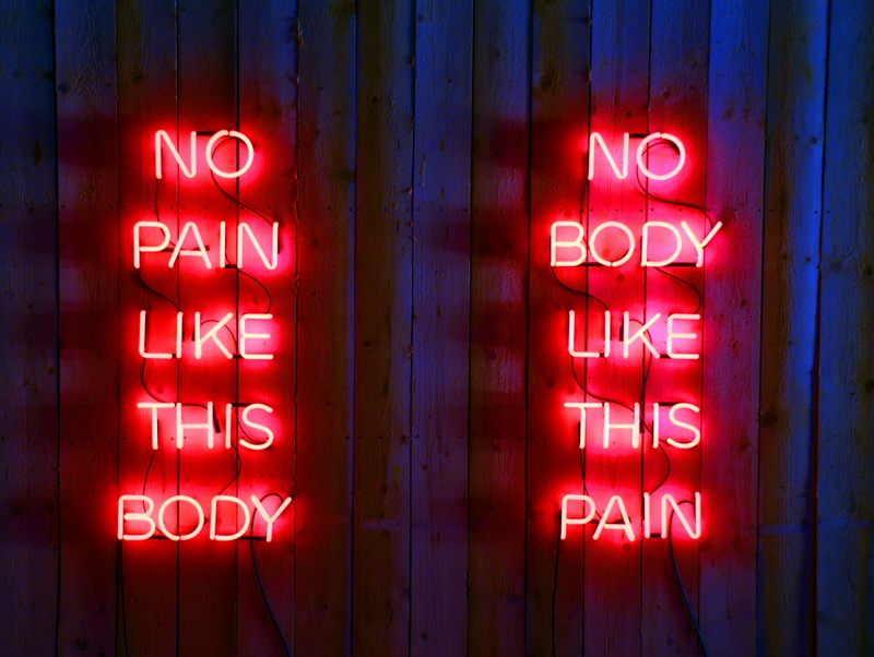 day, nighttime, red, capital letter, message, no people, information, art, western script, biennale, text, Pain, glass - material, information sign, neon