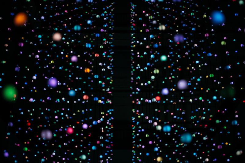 star - space, full frame, glitter, illuminated, futuristic, circle, lighting Equipment, light, creativity, lights, backdrop, design, 5K, abstract, light - Natural Phenomenon