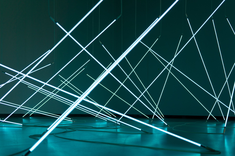 rays, turquoise colored, no people, 5K, light, technology, green color, indoors, pattern, transportation, internet, architecture, blue, glowing, shape