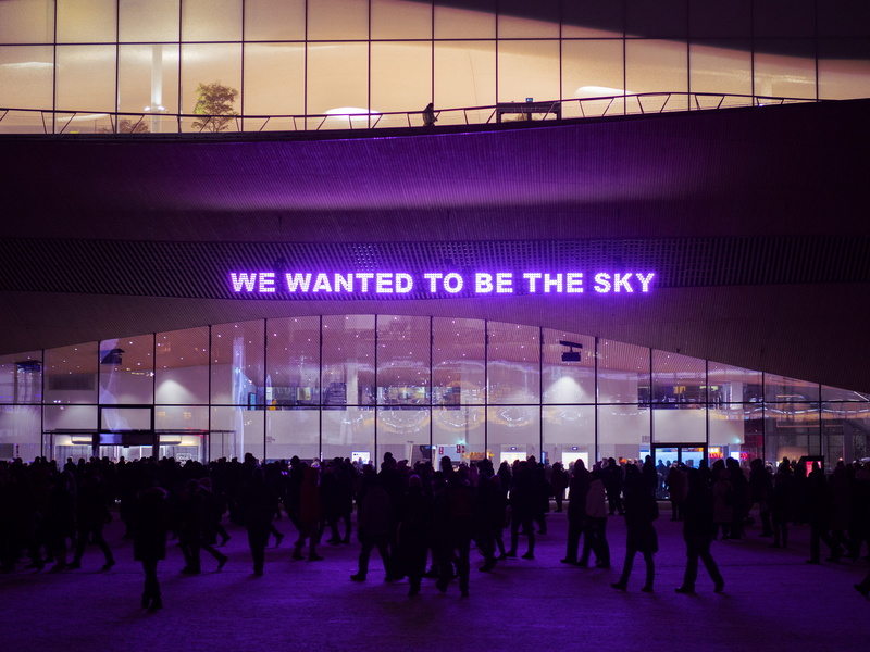 lux helsinki, crowd, illuminated, walking, nightlife, text, neon installation, built structure, western script, led installation, light art, helsinki, night