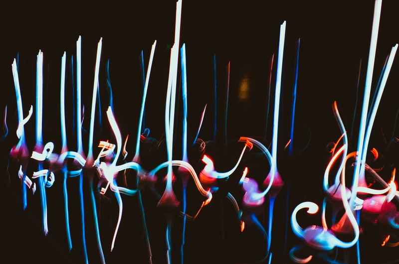 light, men, glass, dancing, art, neon light, artwork, seattle, excitement, art installation, lifestyles, modern, group, human arm, night, arts culture and entertainment
