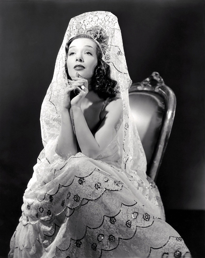 portrait, mexican spitfire, vintage, representation, vaudeville, studio shot, movies, entertainment, hairstyle, clothing, angel, art and craft, hollywood