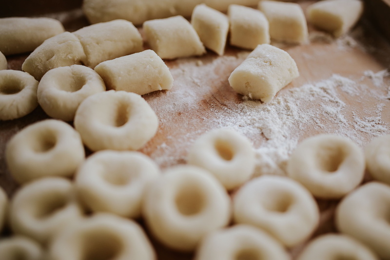 indoors, Silesian Dumplings, food, no people, white noodles, Kluski Śląskie, wellbeing, italian food, preparing food, asian food, skie, Polish, food and drink