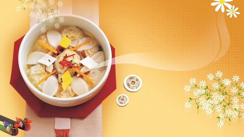 filled, soup, 1920x1080, cutted, digital art, china, bowl, white, chinese, ceramic, dumplings, food, 1080P, vegetables