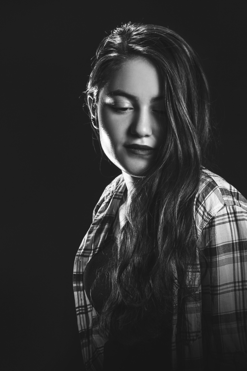 face, pose, style, beautiful woman, checkered shirt, fashion, tired, person, white, 5K, real people, hairstyle, hair, portrait, beauty, looking, casual clothing