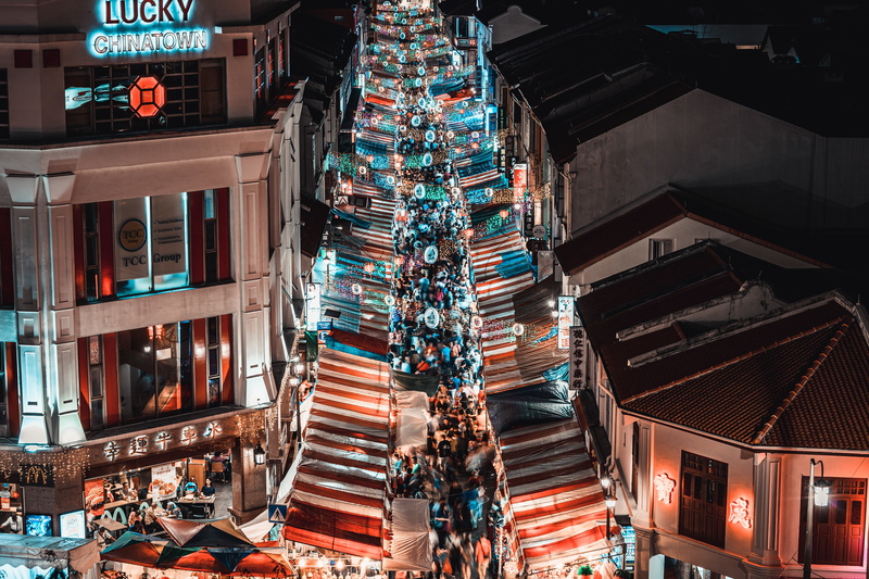 China Town, 5K, the city, Singapore