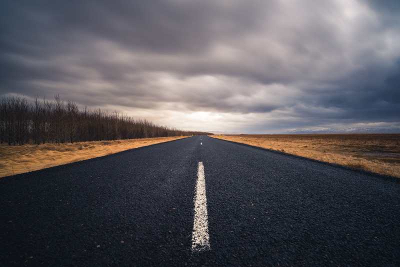 perspective, road, 1080P, the sky