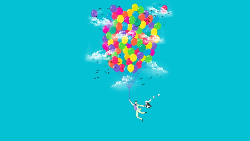 paint, blue, water, impact, balloon, illustration, art and craft, studio shot, no people, indoors, creativity, splashing, 1080P, large group of objects