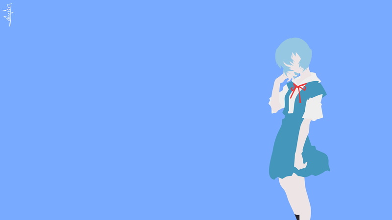 lifestyles, young adult, child, vector art, nature, Ayanami Rei, 4K, copy space, blue, leisure activity, studio shot, representation, simple background