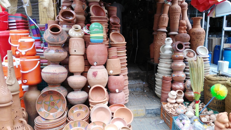 ceramics, abundance, choice, container, outdoors, handmade, multi colored, art and craft, pot, order, still life, ceramic, for sale, large group of objects