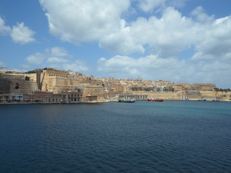 no people, water, travel, architecture, building, valletta, 4K, outdoors, cloud - sky, nature, sky, building exterior, cityscape, nautical vessel, travel destinations