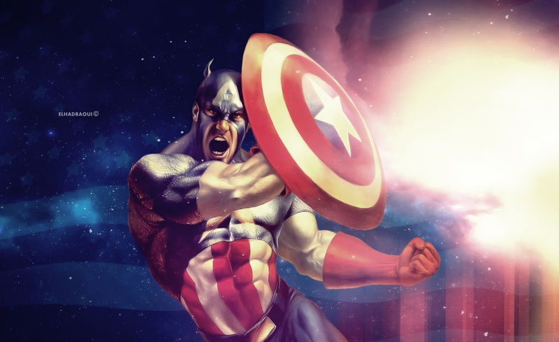 holding, sky, human hand, real people, night, 1080P, marvel, human representation, young adult, captain, hero, waist up, america, avanger, illuminated