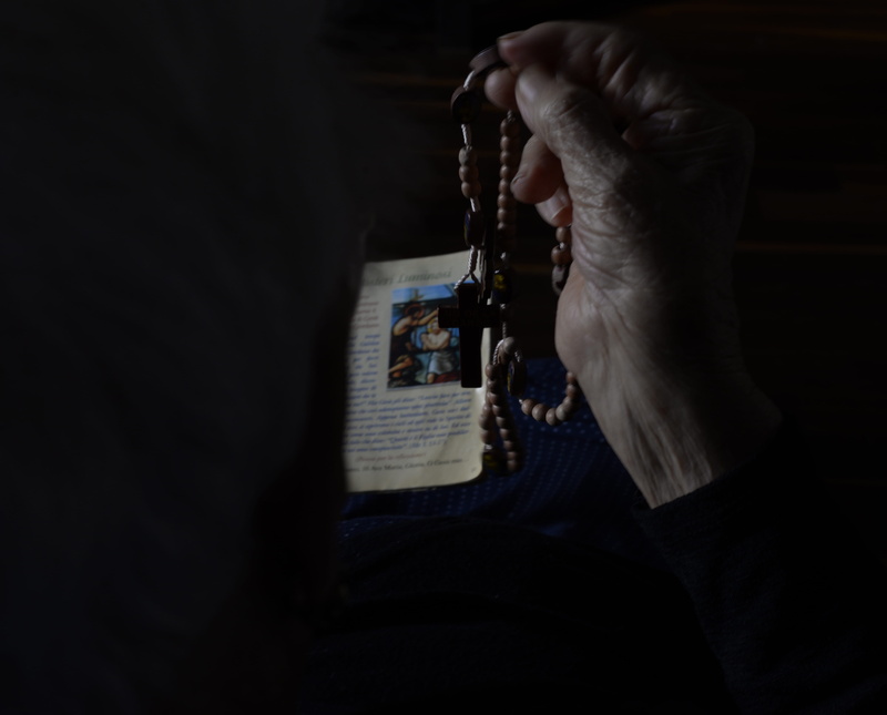 oldwoman, god, 4K, rome, holding, rosary, color, hands, communication, human hand, adult, studio shot, playing, one person, hand, pray, darkness, emotion
