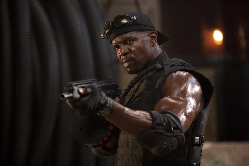 Hale Caesar, one person, looking, camera - photographic equipment, holding, uniform, Terry Crews, occupation, mid adult, standing, serious, government