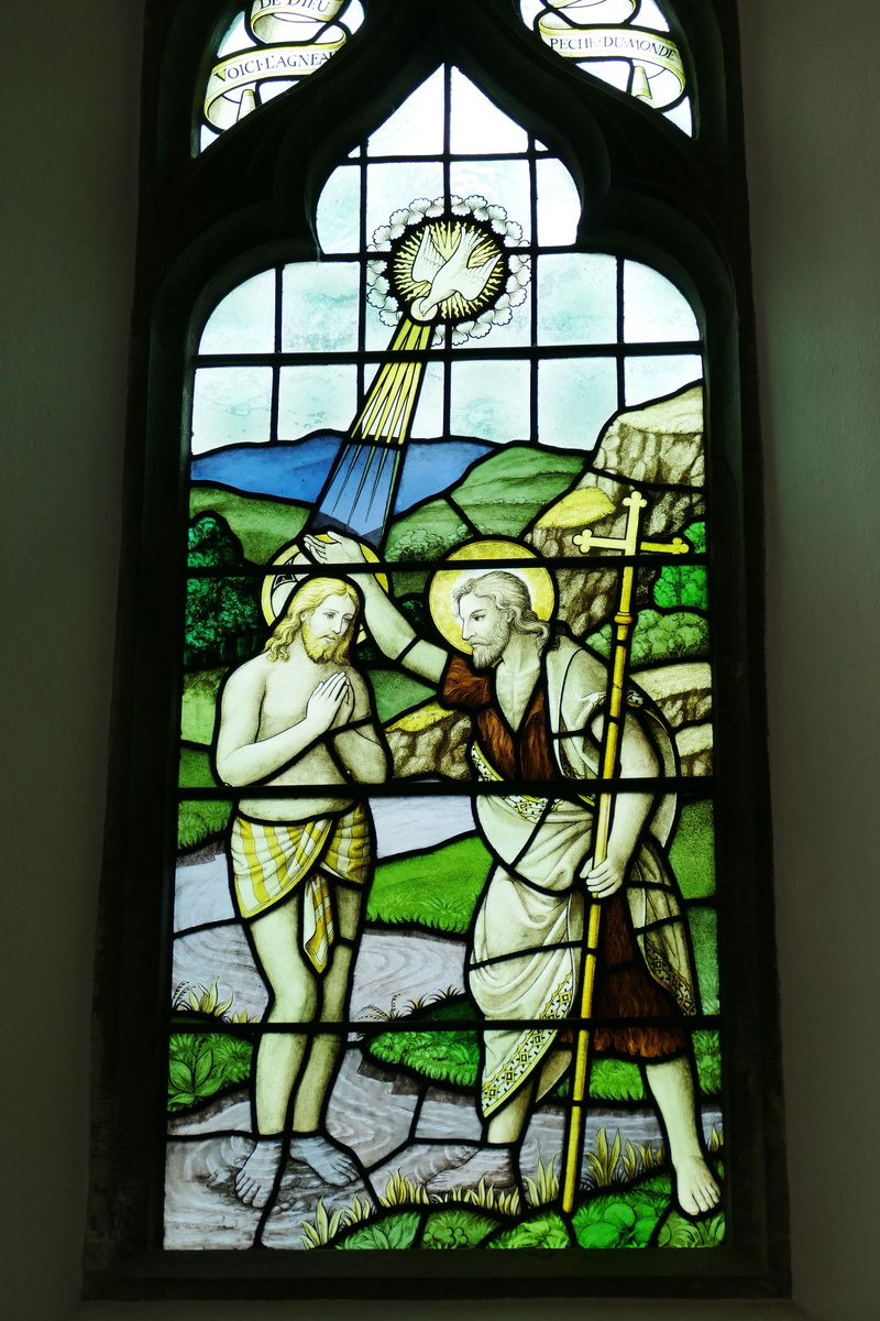 baptisms, christ, male likeness, representation, Church Window, human representation, built structure, indoors, Window, stained glass, john, spirituality