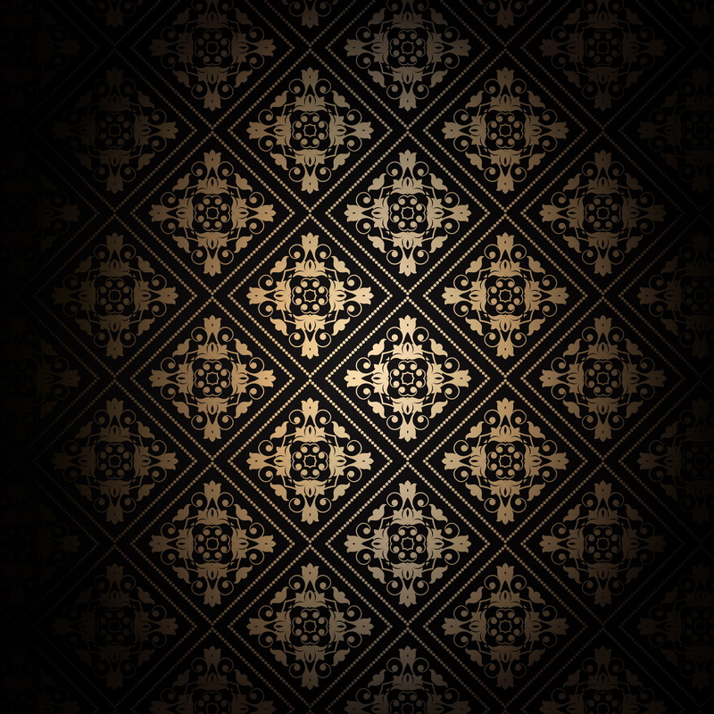 texture, 4K, ornament, golden, elegant