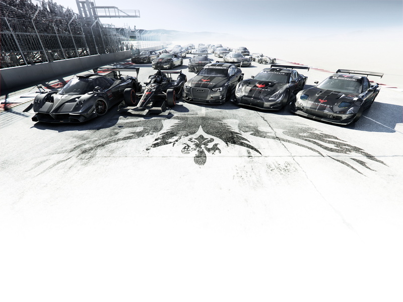 GT-R, GRID: Autosport, spoilers, cars, Audi, machine, wheel, Mercedes, The car, Codemasters, road, track, Nissan, sports car, fans, racing, the sky, sign