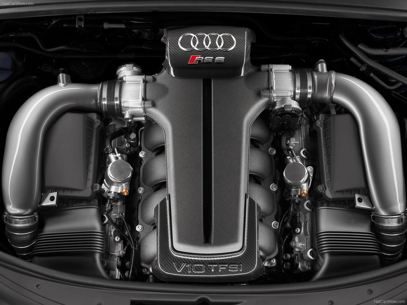720P, audi, avant, rs6, engine, 2008