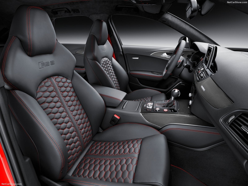 performance, interior, cars, rs6, avant, wagon, audi, red, 2016, 720P