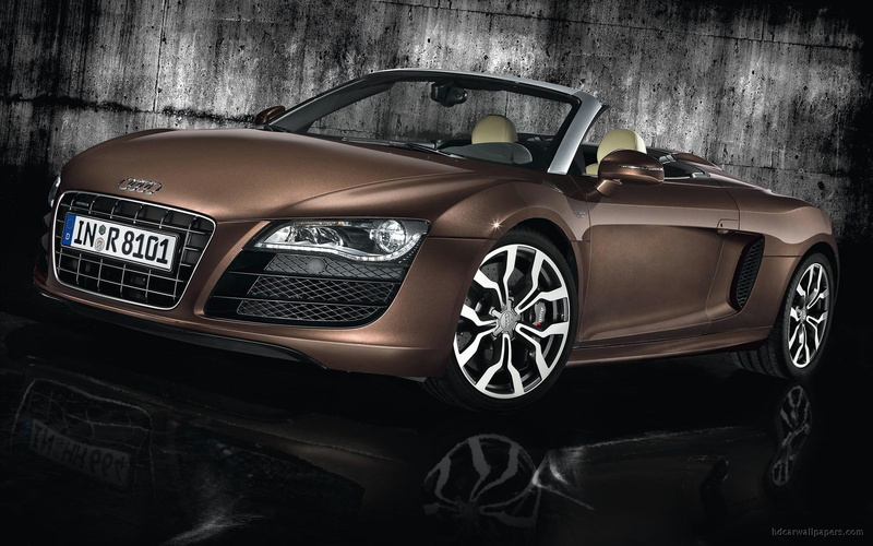1080P, quattro, audi, cars, r, fsi, brown, car, 2011, convertible, spyder