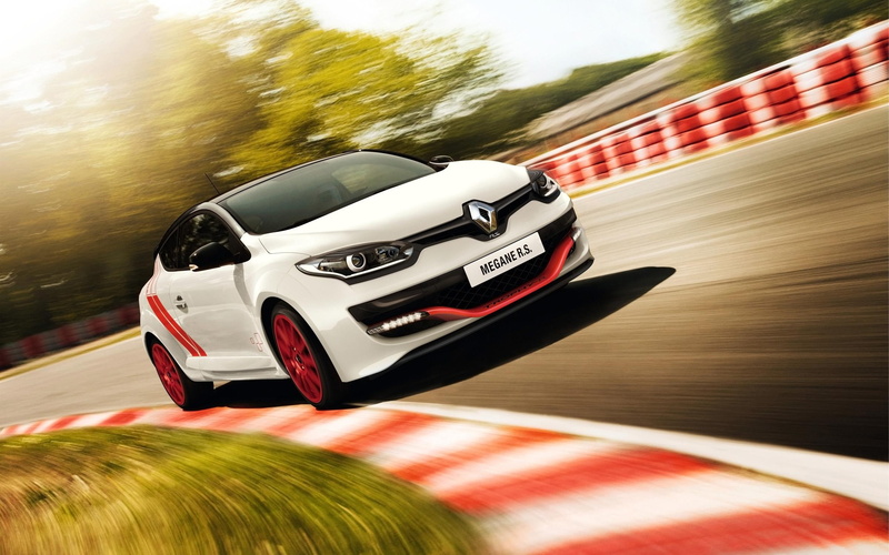 white, cars, megane, renault, rs, trophy, r, 2014, 2K