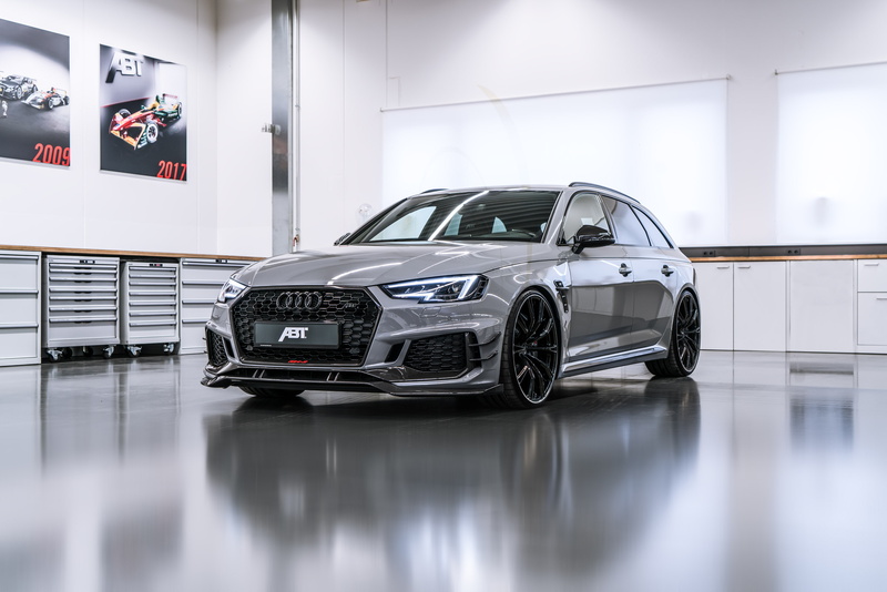 2018, 4K, 2K, ABT Audi RS 4-R Avant, sedan, audi, Geneva Motor Show, gray