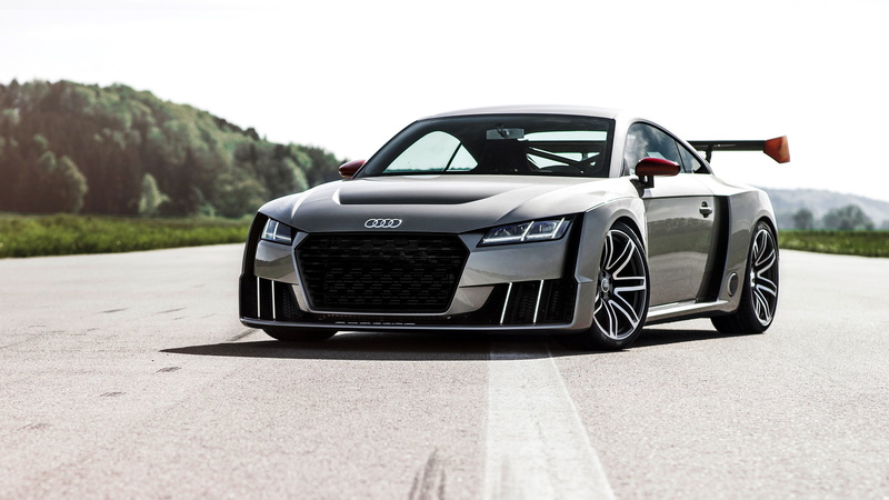 gray, tt, 2K, turbo, coupe, 2015 Audi TT clubsport, audi, clubsport, concept
