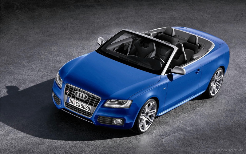 1080P, audi, convertible, 2010, cabriolet, car, s, blue, cars