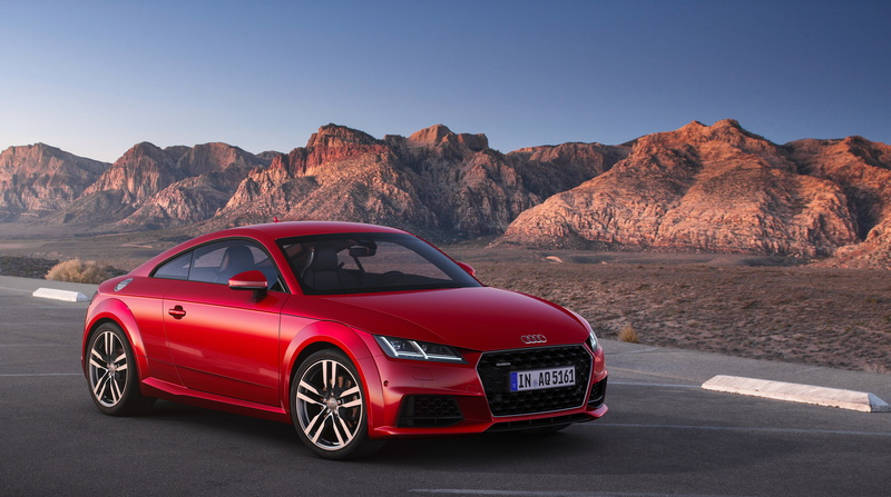 mountain, audi tt, nature, audi, rock, 4k, road trip, road, car, land vehicle, sky, scenics - nature, mode of transportation, environment, motor vehicle