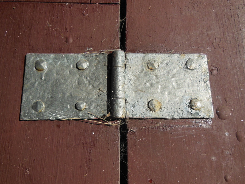 closed, matte, rusty, entrance, day, old fittings, gray, outdoors, old, brown, shape, no people, century, close-up, wood, textured, paws port, red, security