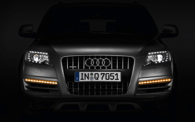 audi q7, audi, front, car, 720P, q, black, view, front view