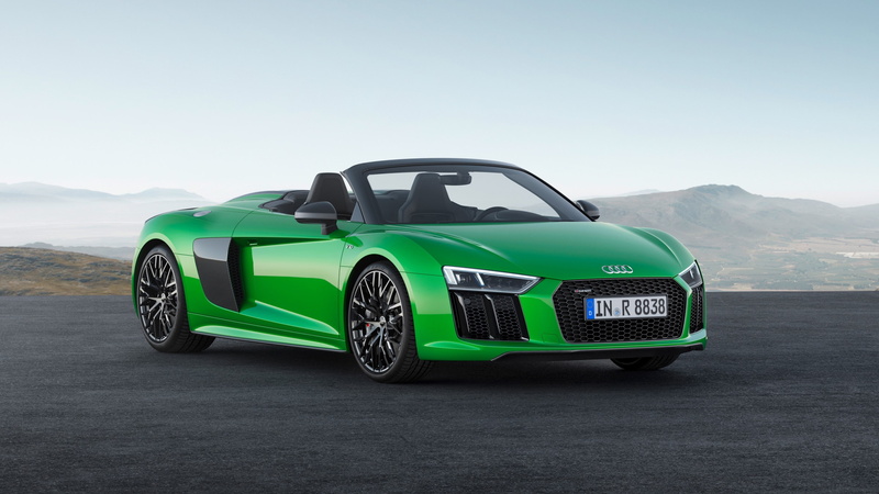 environment, mountain, audi r8 spyder v10 plus 4k windows background, sky, luxury, motor vehicle, racecar, sports car, nature, speed, environmental conservation