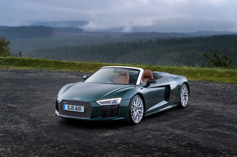 sky, transportation, environment, audi r8, car, cloud - sky, plant, cars, land vehicle, nature, audi, 2017 cars, land, non-urban scene, mode of transportation