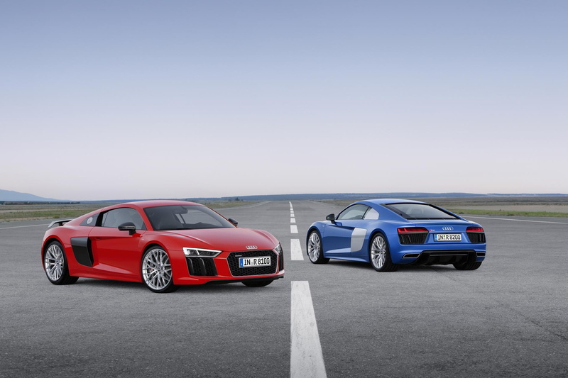 plus, transportation, coupe, luxury, land vehicle, mode of transportation, car, red, wealth, audi, copy space, speed, clear sky, 1080P, v, driving, road