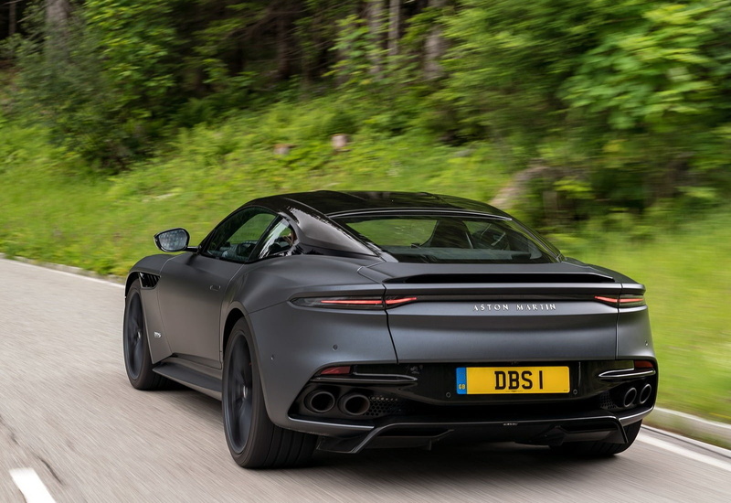 focus on foreground, blurred motion, mode of transportation, car, martin, land, motion, aston, motor vehicle, dbs, plant, speed, (2019), day, no people