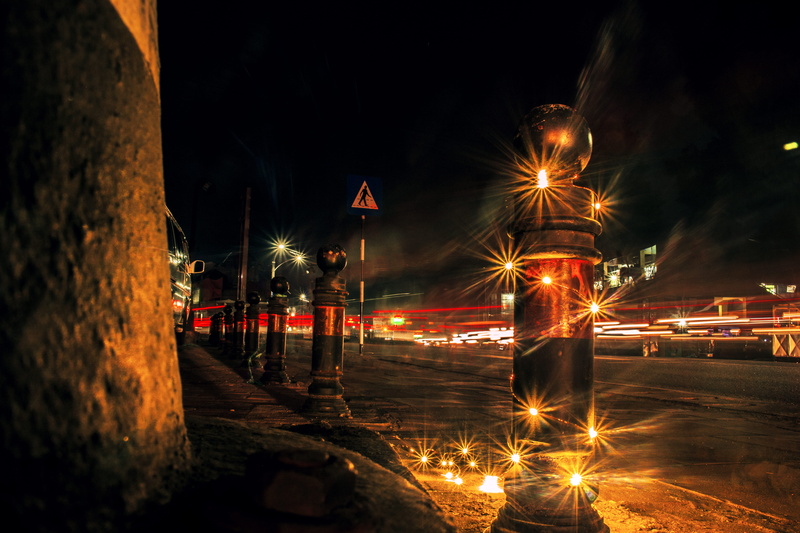 street, nuwara eliya, no people, tree, outdoors, sri lanka, city, street light, nature, illuminated, architecture, built structure, long exposure, night
