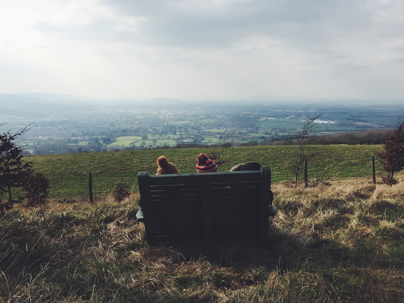 sky, environment, outdoors, sitting, plant, kids, couple - relationship, cloud, men, scenics - nature, three, cloud - sky, land, 2K, grass, valley, person