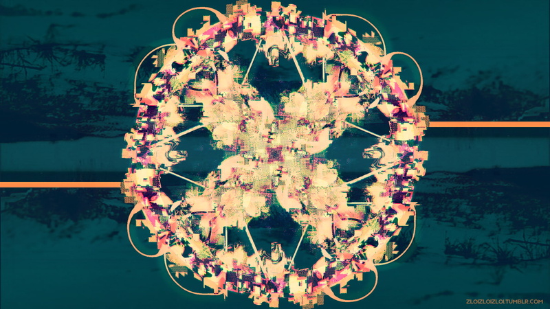 LSD, glitch art, abstract, 1080P