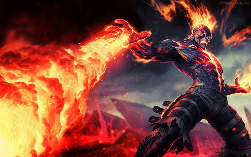 League of Legends, 1080P, warrior, Brand lol