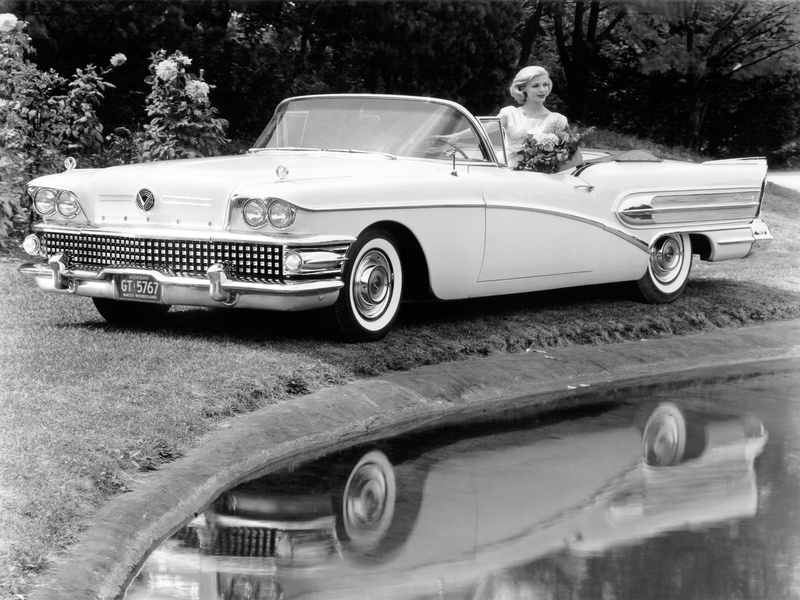 buick, retro, luxury, convertible, 1080P, 1958, century