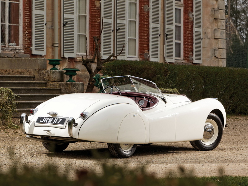 roadster, 1948, jaguar, alloy, retro, 1080P, xk120