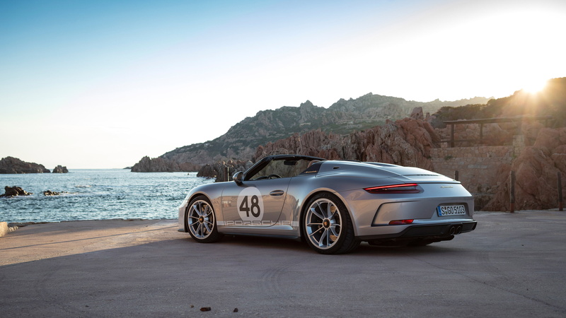 Car, Silver Car, Sport Car, 4K, Porsche 911 Speedster, Race Car, Porsche, Convertible