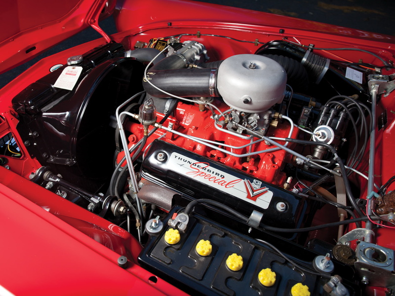 special, 312, 40a, 1080P, engine, retro, supercar, 300hp, supercharged, 1957, thunderbird, ford, muscle