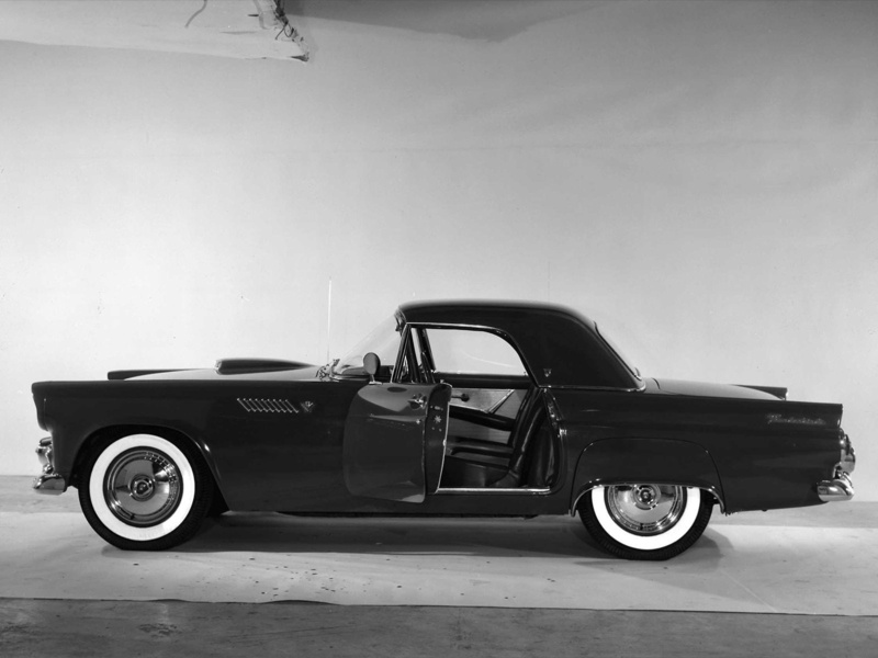 ford, retro, 720P, thunderbird, 1955