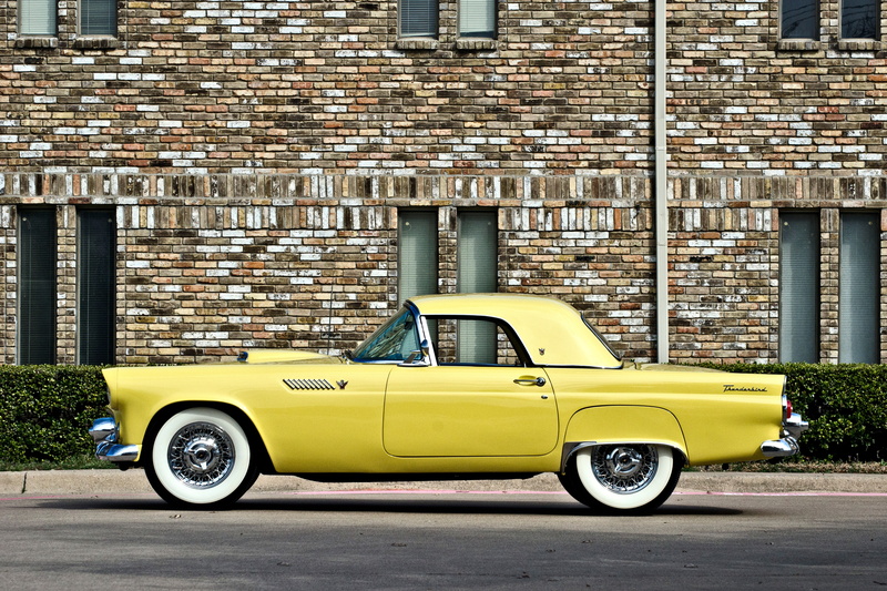 usa, thunderbird, ford, 5K, classic, retro, original, -08, 1955, old, convertible