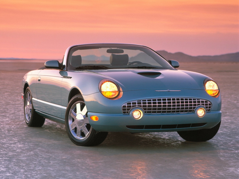 ford, thunderbird, 1080P, 2002