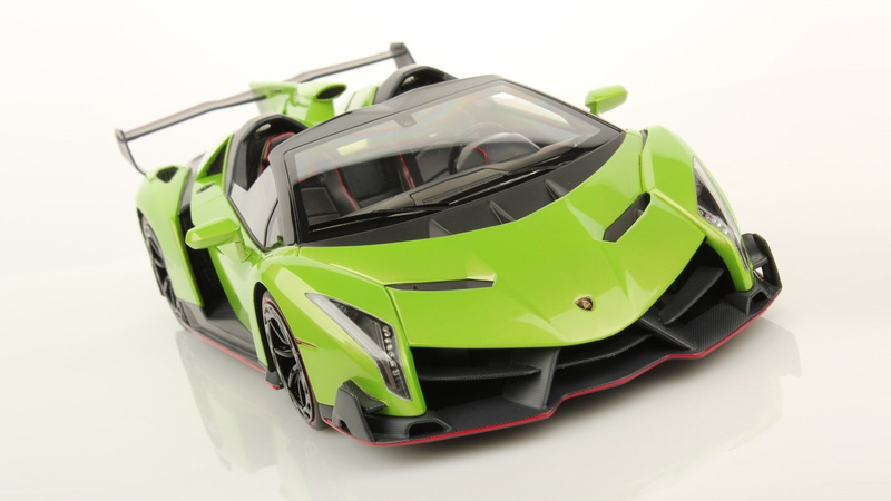 car, Lamborghini Veneno, Green Cars, Lamborghini Veneno Roadster, vehicle, 1080P