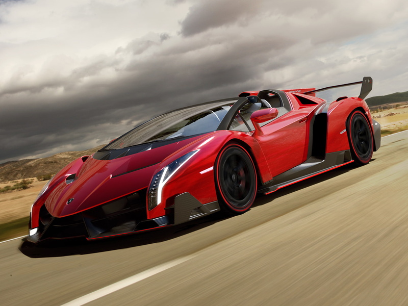 supercar, veneno, roadster, 1080P, 2014, lamborghini